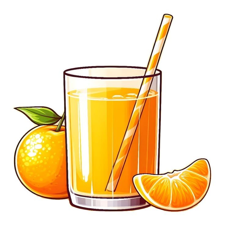 Fresh-orange-juice-fruit-illustration-painting-ideas-easy-things-to paint