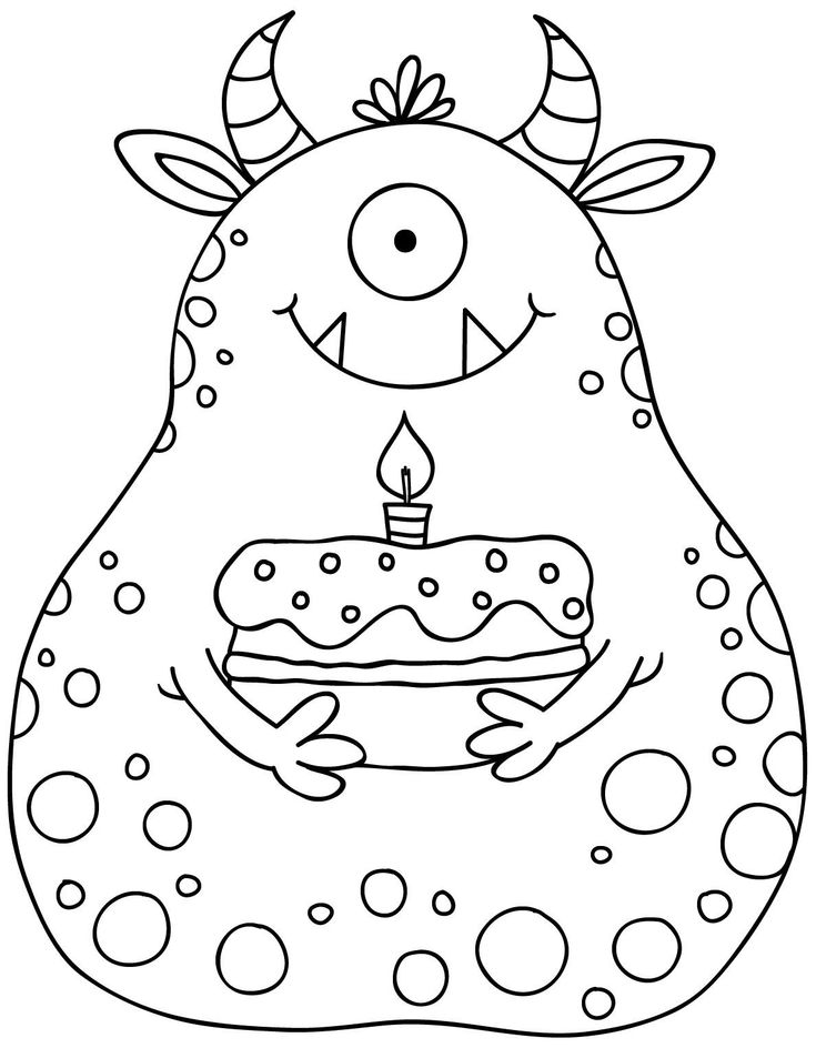 cute-monster-with-cake-easy-to-draw-monsters-ideas